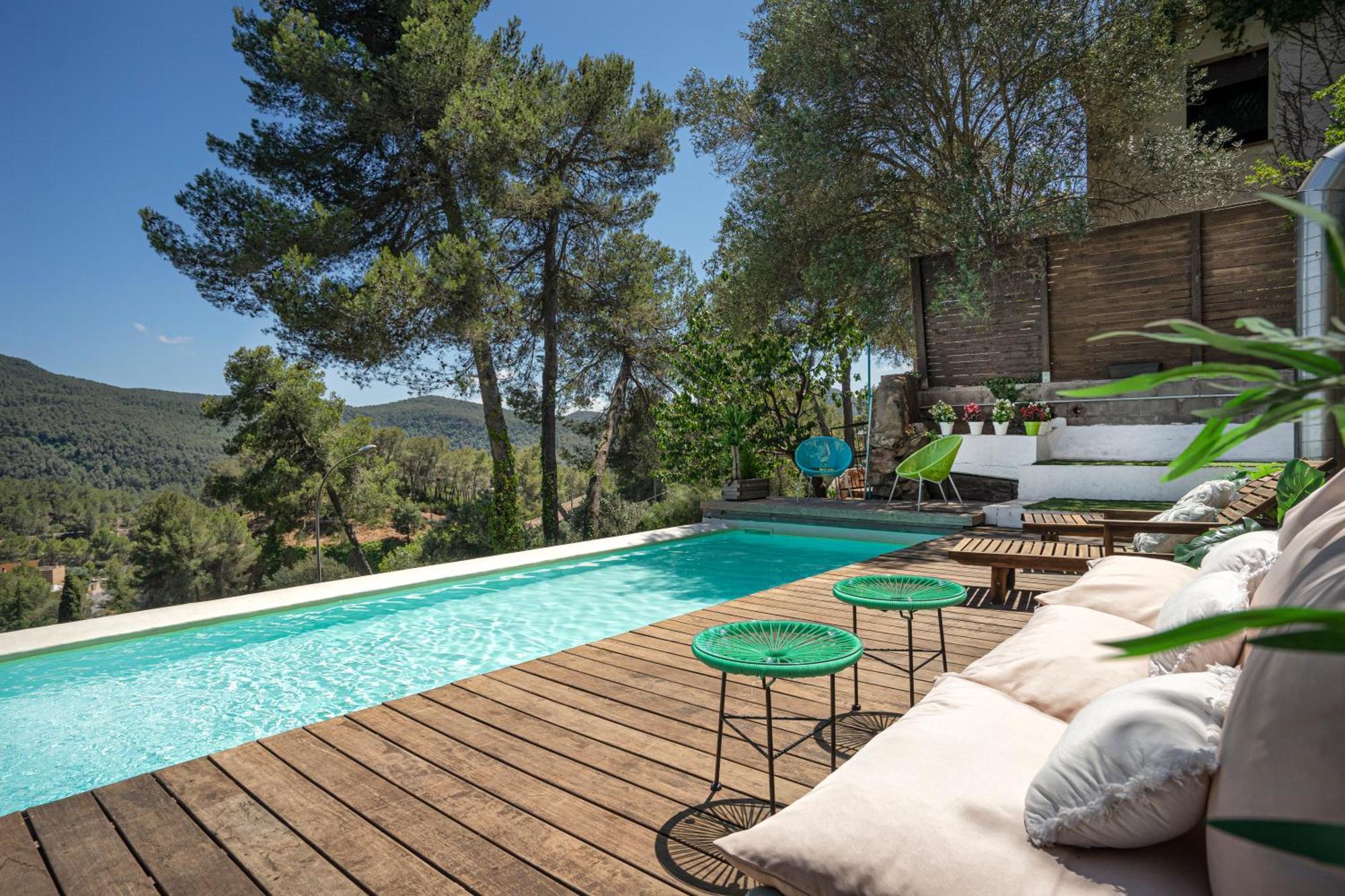 הוילה Corbera de Llobregat The Loft - With Private Pool & Jacuzzi מראה חיצוני תמונה
